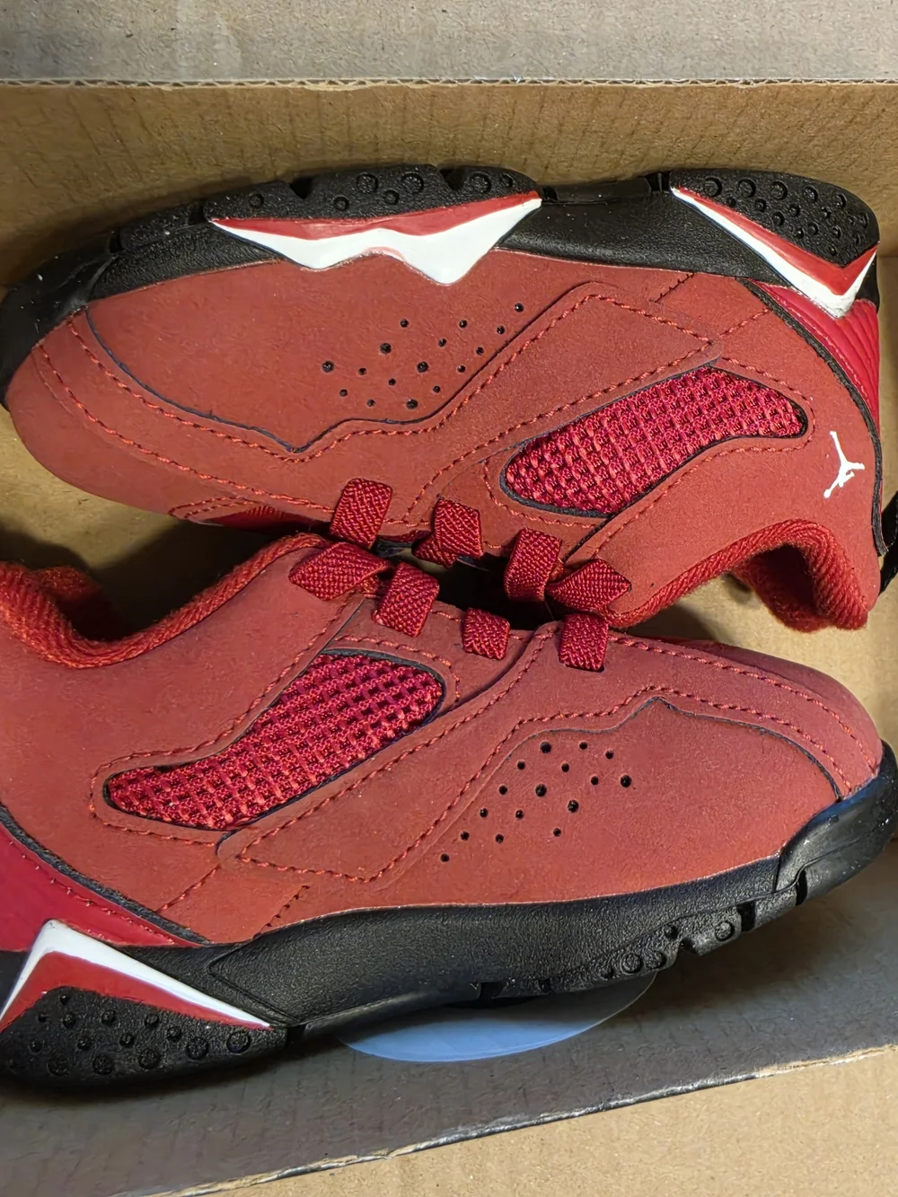 Jordan Toddler/Youth Red and Black Athletic Sneakers